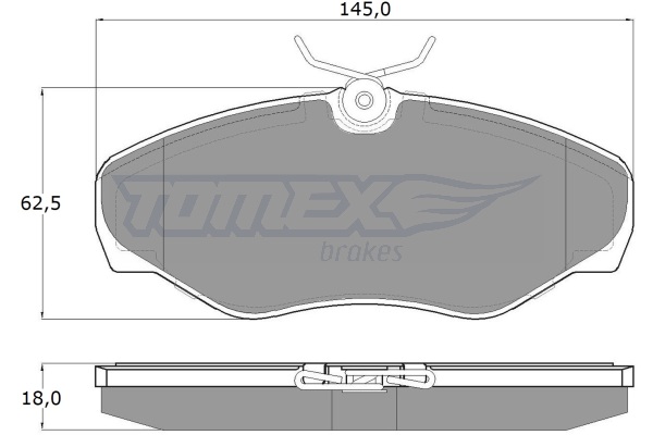 Klocki hamulcowe TOMEX BRAKES TX 13-08