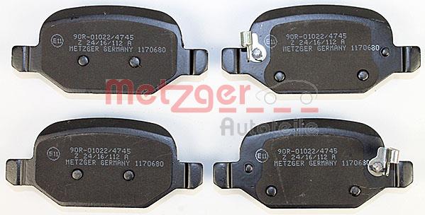Klocki hamulcowe METZGER 1170680
