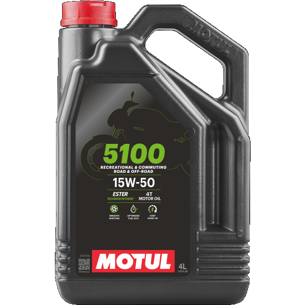 Olej silnikowy MOTUL 15W50 5100 4T 4L