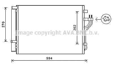 Skraplacz klimatyzacji AVA QUALITY COOLING HY5280D