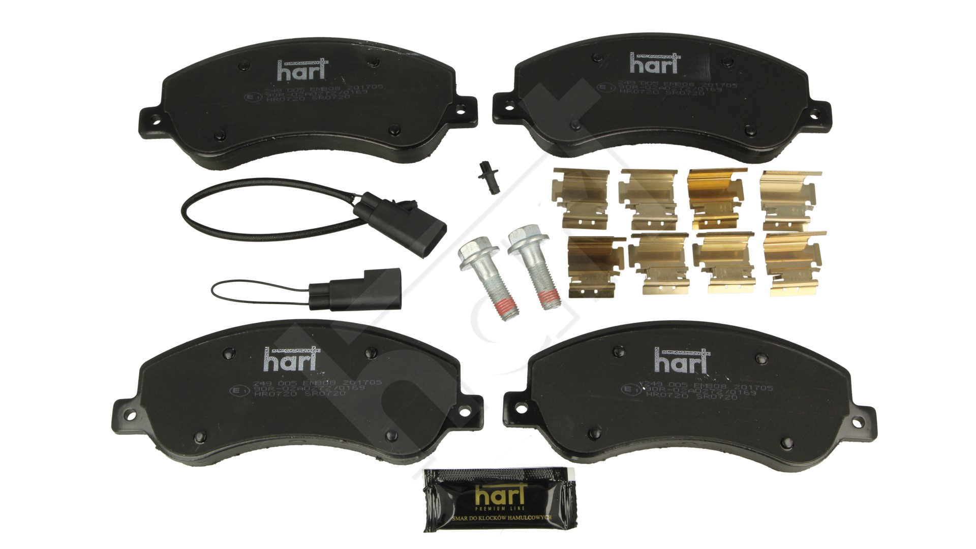 Klocki hamulcowe HART 249 005