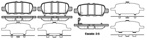 Klocki hamulcowe REMSA 0876.41
