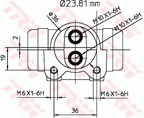 Cylinderek TRW BWK223