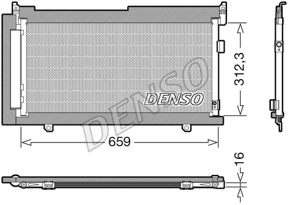 Skraplacz klimatyzacji DENSO DCN36006