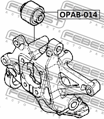 Tuleja wahacza FEBEST OPAB-014