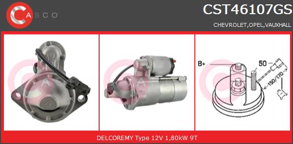 Rozrusznik CASCO CST46107GS