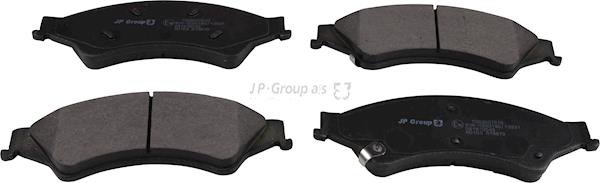 Klocki hamulcowe JP GROUP 1563607610