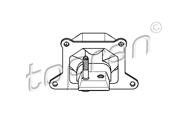 Poduszka silnika TOPRAN 201 398