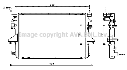 Chłodnica AVA QUALITY COOLING VNA2317