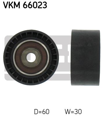 Rolka prowadząca paska osprzętu SKF VKM 66023