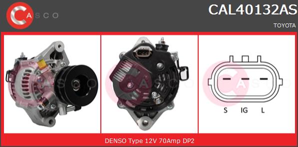 Alternator CASCO CAL40132AS