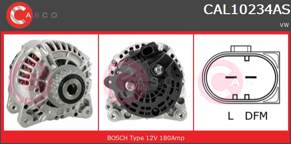 Alternator CASCO CAL10234AS