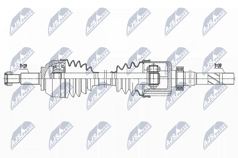 Wał napędowy NTY NPW-RE-192