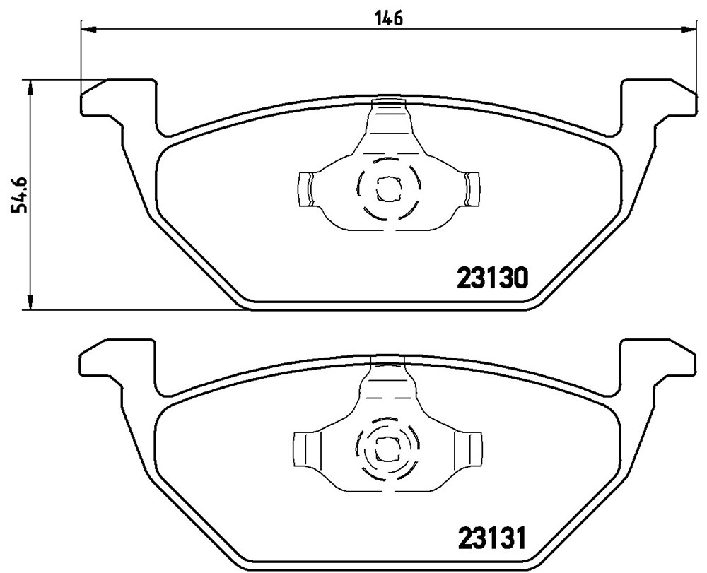 Klocki hamulcowe BREMBO P 85 041X