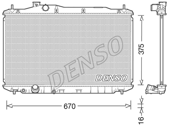 Chłodnica DENSO DRM40040