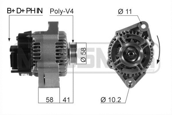 Alternator ERA 210529A