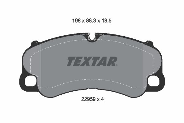 Klocki hamulcowe TEXTAR 2295901