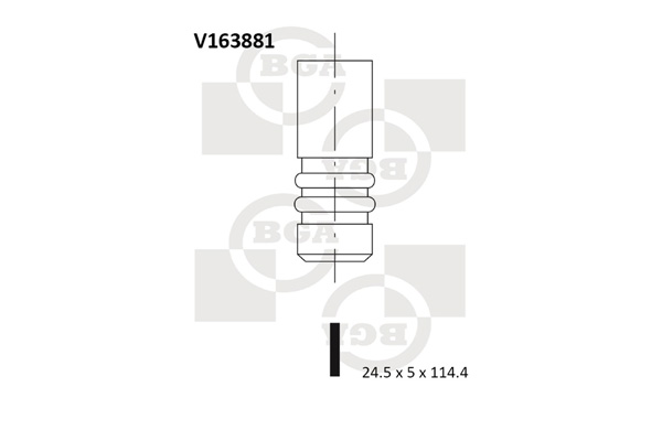Zawór wydechowy BGA V163881