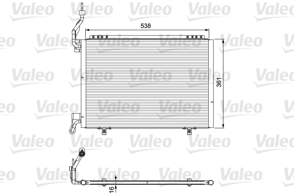 Skraplacz klimatyzacji VALEO 814075