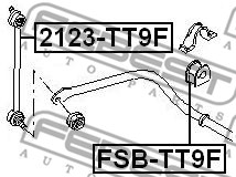 Łącznik stabilizatora FEBEST 2123-TT9F