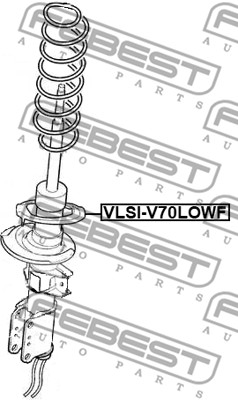 Sprężyna talerzowa FEBEST VLSI-V70LOWF