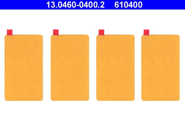 Zestaw akcesoriów montażowych  klocków hamulcowych ATE 13.0460-0400.2