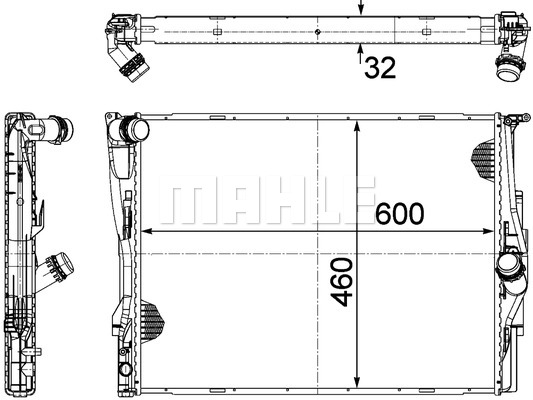 Chłodnica MAHLE CR 1087 000P