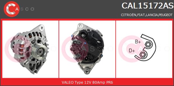 Alternator CASCO CAL15172AS