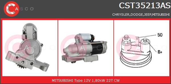 Rozrusznik CASCO CST35213AS