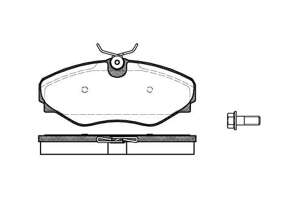 Klocki hamulcowe REMSA 0834.20