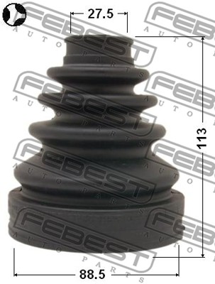 Osłona przegubu FEBEST 0115-GRJ120T