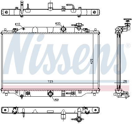 Chłodnica NISSENS 68533