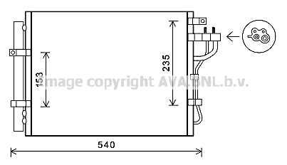 Skraplacz klimatyzacji AVA QUALITY COOLING KA5188D