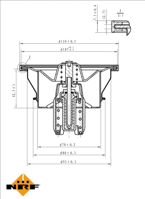 Termostat NRF 725013