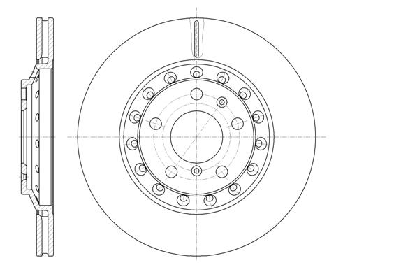 Tarcza hamulcowa REMSA 61155.10