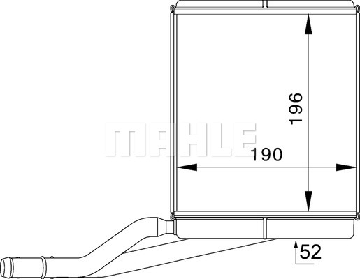Nagrzewnica MAHLE AH 228 000P