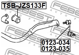 Łącznik stabilizatora FEBEST 0123-034