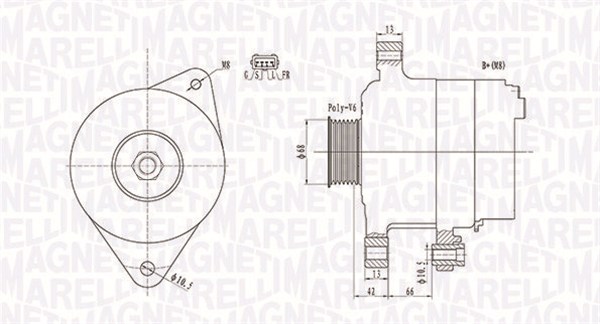 Alternator MAGNETI MARELLI 063732112010