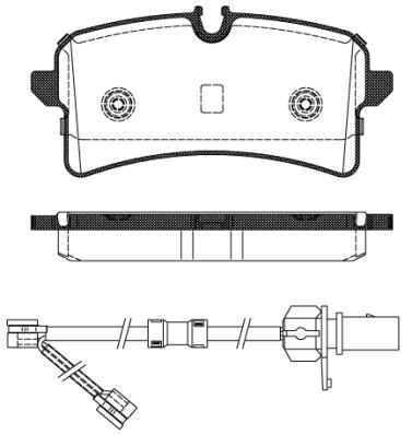 Klocki hamulcowe REMSA 1505.02