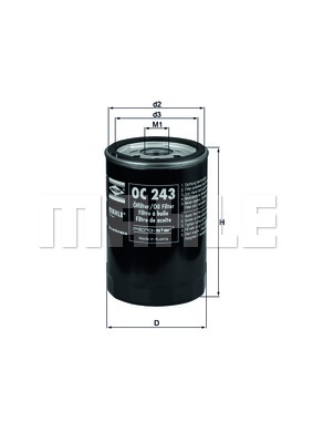 Filtr oleju KNECHT OC 243