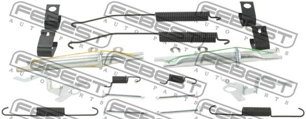 Zestaw montażowy szczęk hamulcowych FEBEST 0204-D40MR-KIT