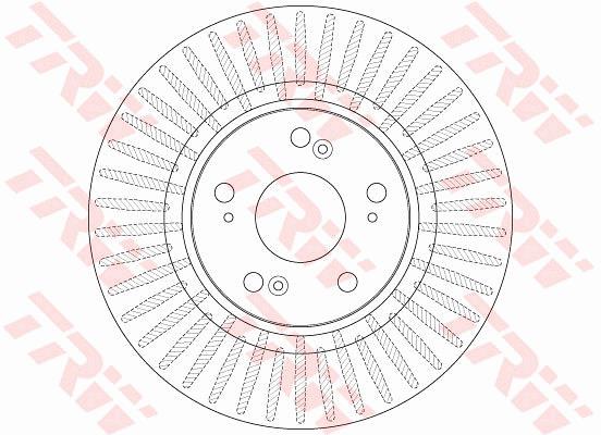 Tarcza hamulcowa TRW DF6432S