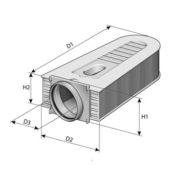Filtr powietrza PURFLUX A1384
