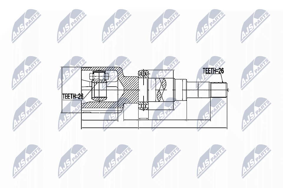 Filtr sadzy / filtr cząstek stałych, układ wydechowy NTY DPF-PE-007