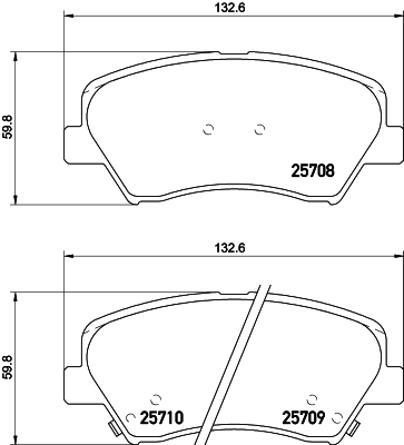 Klocki hamulcowe HELLA 8DB 355 021-781