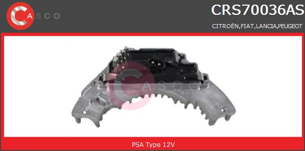 Opornik wentylatora CASCO CRS70036AS