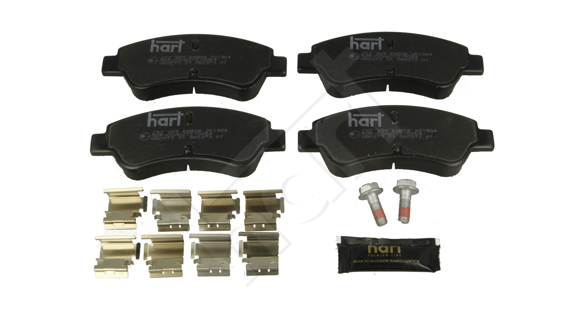 Klocki hamulcowe HART 252 309