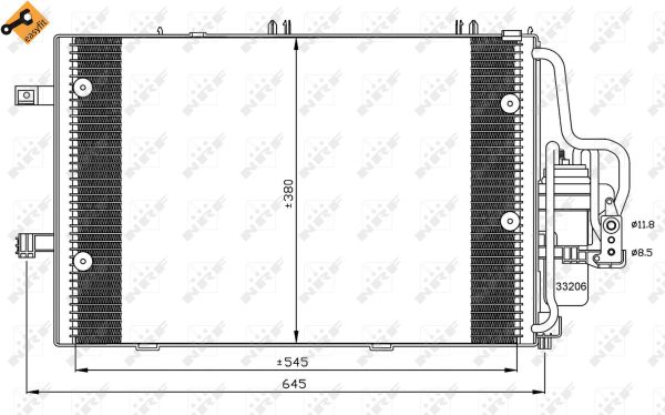 Skraplacz klimatyzacji NRF 35530