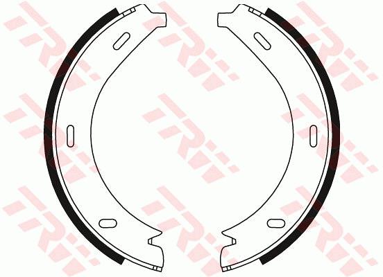 Zestaw szczęk hamulcowych TRW GS8688