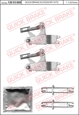 Zestaw naprawczy rozpieracza QUICK BRAKE 120 53 009